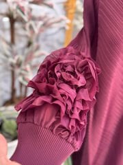 Şehrazat Butik Tasarım İthal Kolu Güllü Elbise