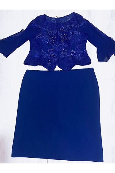 Şehrazat Butik Büyük Beden Abiye İkili Takım