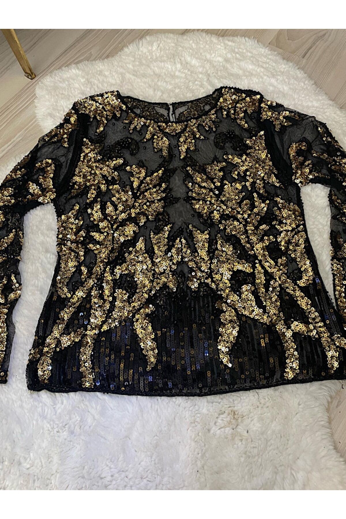 Şehrazat Butik Tasarim Ithal Pullu Bluz