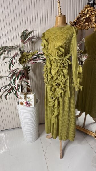 Şehrazat Butik Tasarım Fırfırlı Elbise