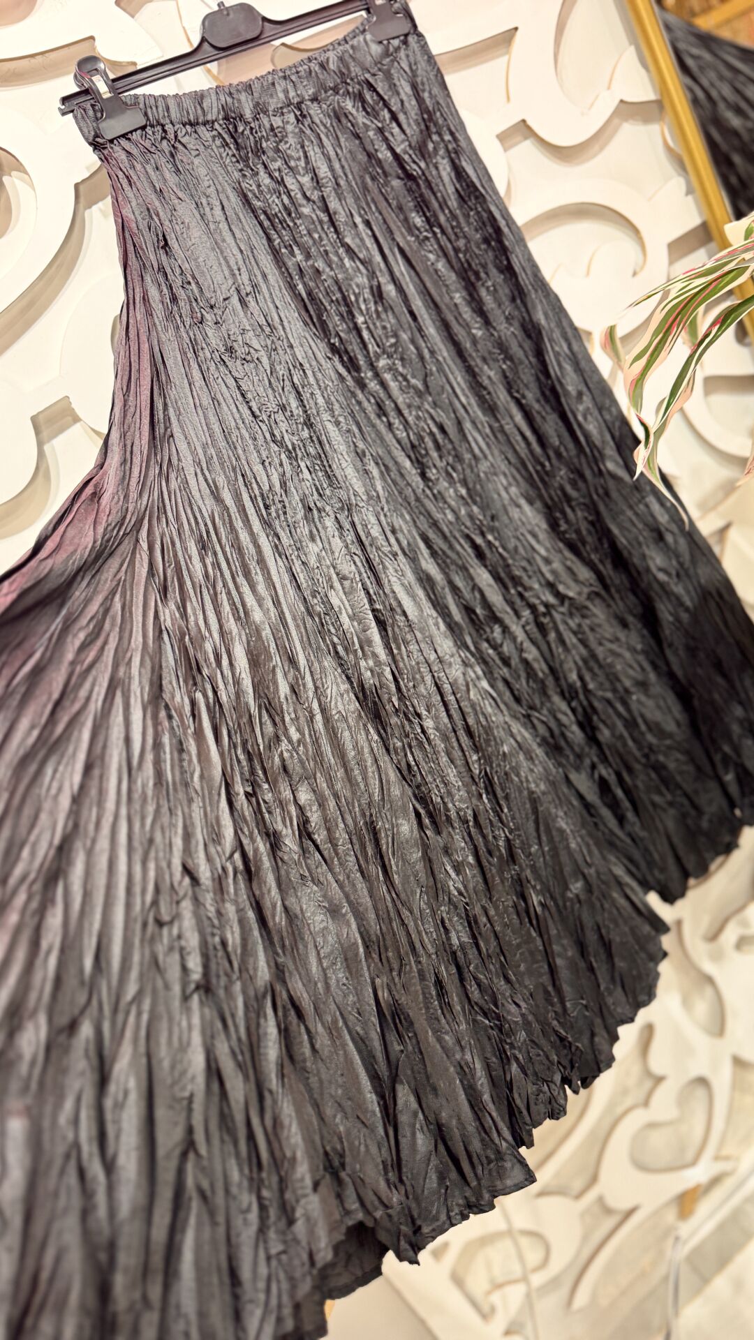 Şehrazat Butik İthal Tasarım Kırışık Etek