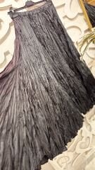 Şehrazat Butik İthal Tasarım Kırışık Etek