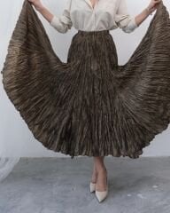 Şşehrazat Butik Kırışık Etek