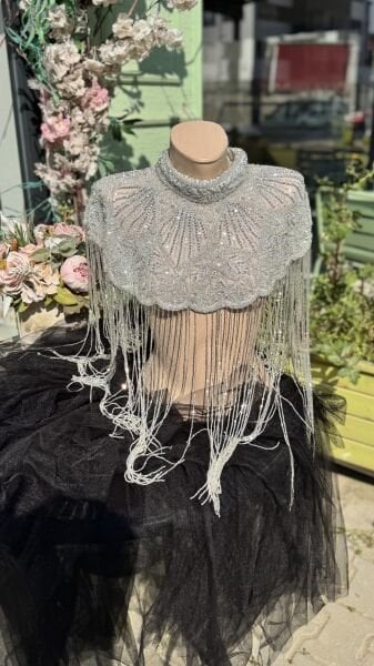 Şehrazat Butik El İşlemesi Pelerin