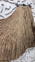 Şehrazat Butik İthal Tasarım Kırışık Etek