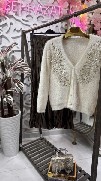 Şehrazat Butik Angora Ceket