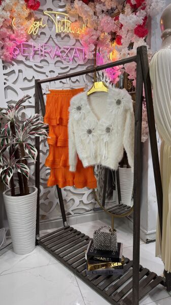 Şehrazat Butik Angora Ceket Standart