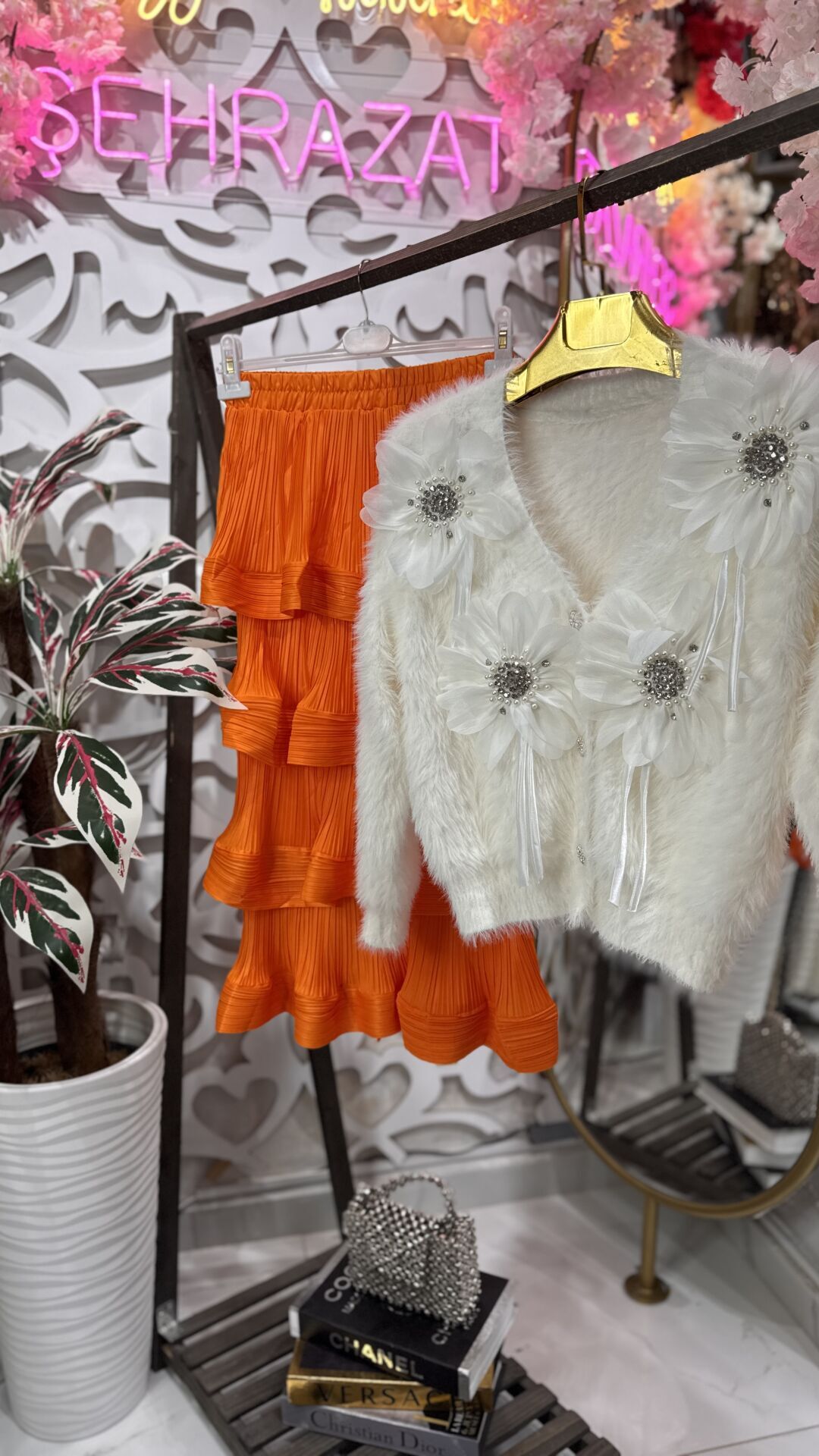 Şehrazat Butik Angora Ceket Standart