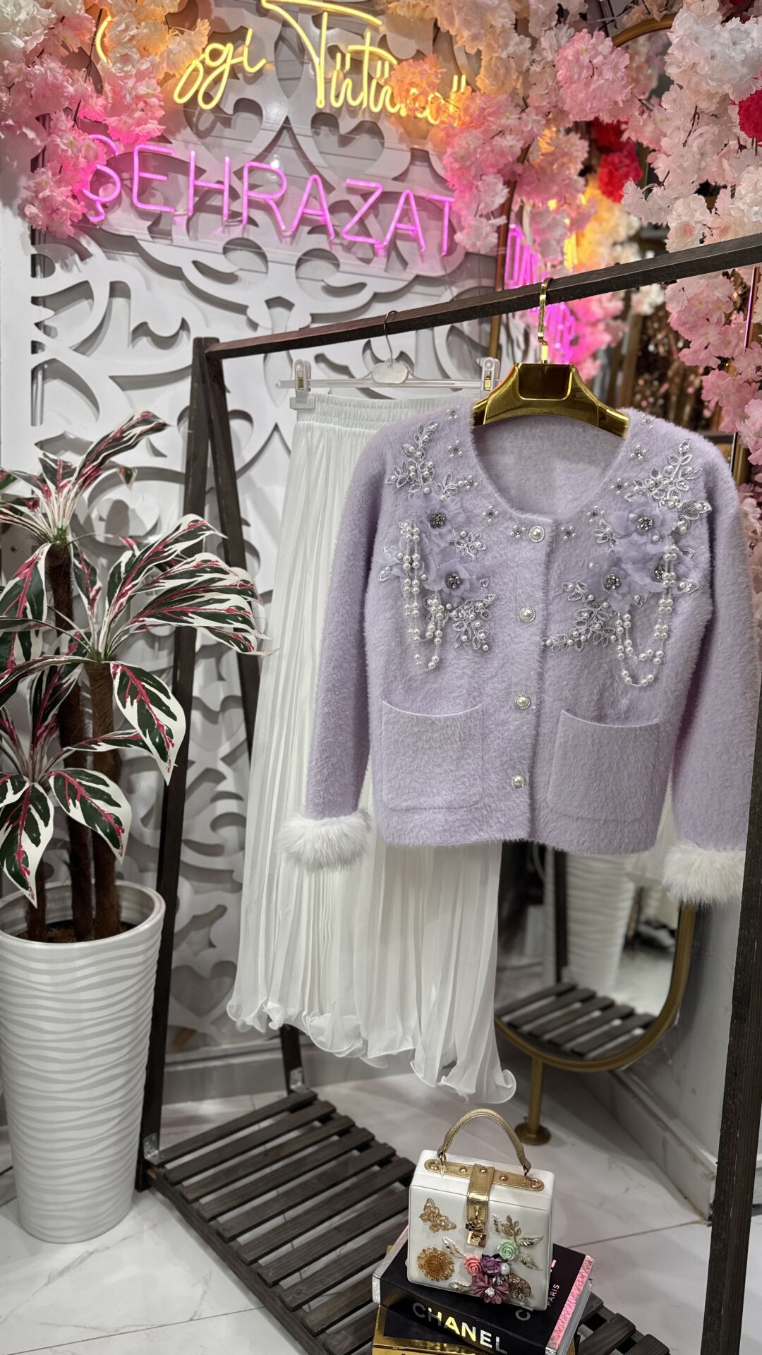 Şehrazat Butik Angora Ceket