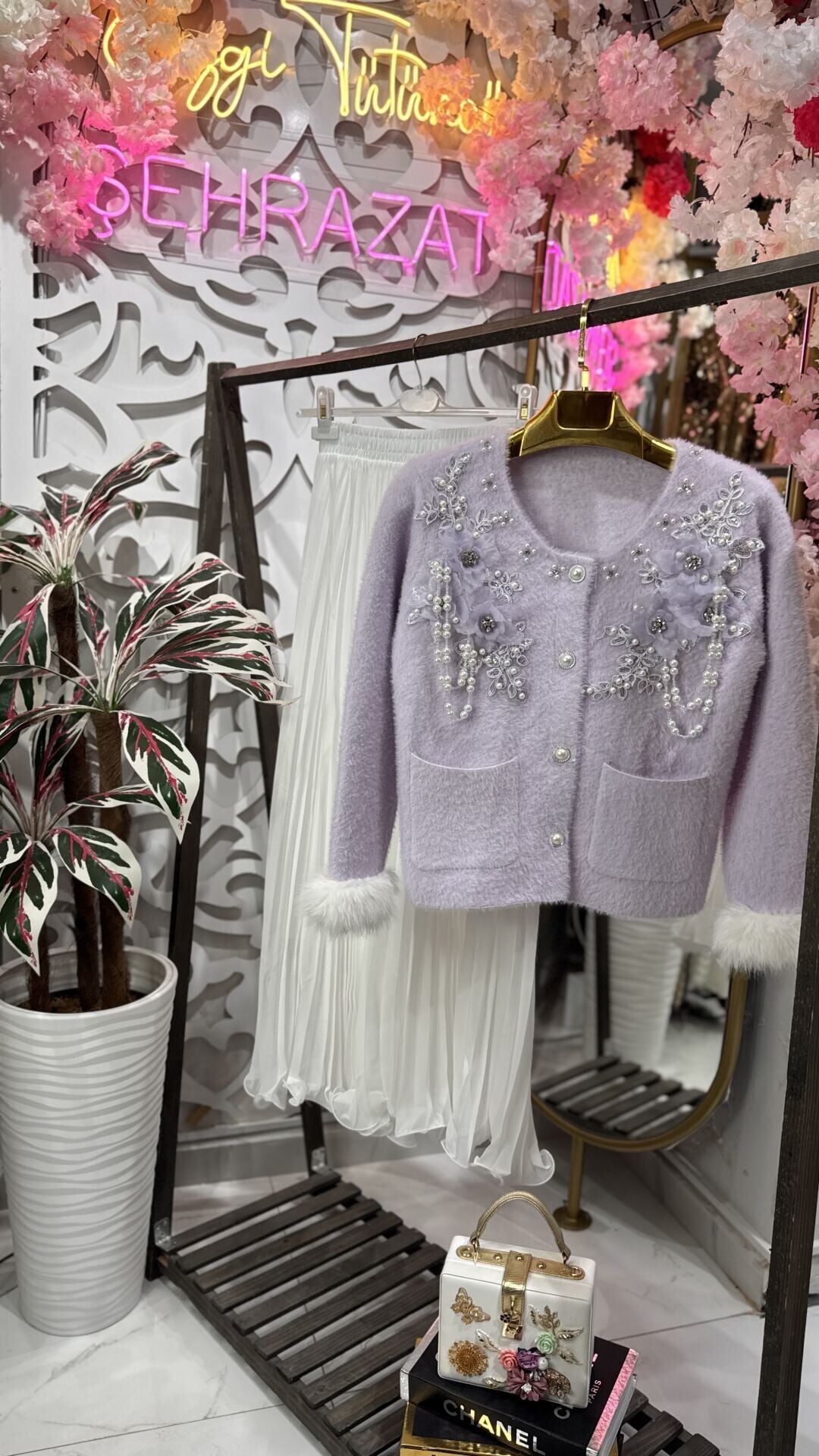 Şehrazat Butik Angora Ceket