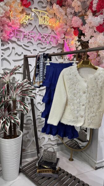 Şehrazat Butik Angora Ceket Standart