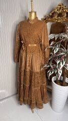 Şehrazat Butik Elys Elbise (SİYAH KEMER DAHİL DEĞİLDİR)