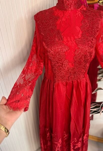 Şehrazat Butik Lirya  Elbise (KEMER DAHİL DEĞİLDİR)