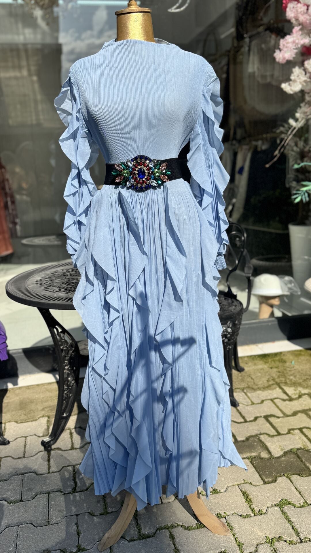 Şehrazat Butik Opera Elbise (KEMER DAHİL DEĞİLDİR) Standart