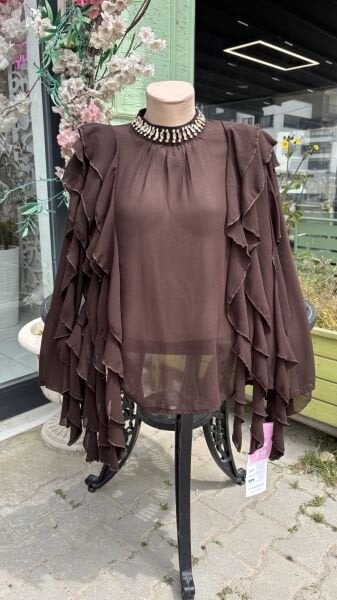 Şehrazat Butik Tasarım Işıltı Gömlek