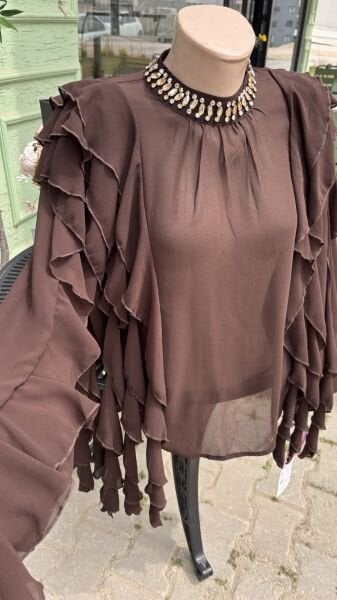 Şehrazat Butik Tasarım Işıltı Gömlek