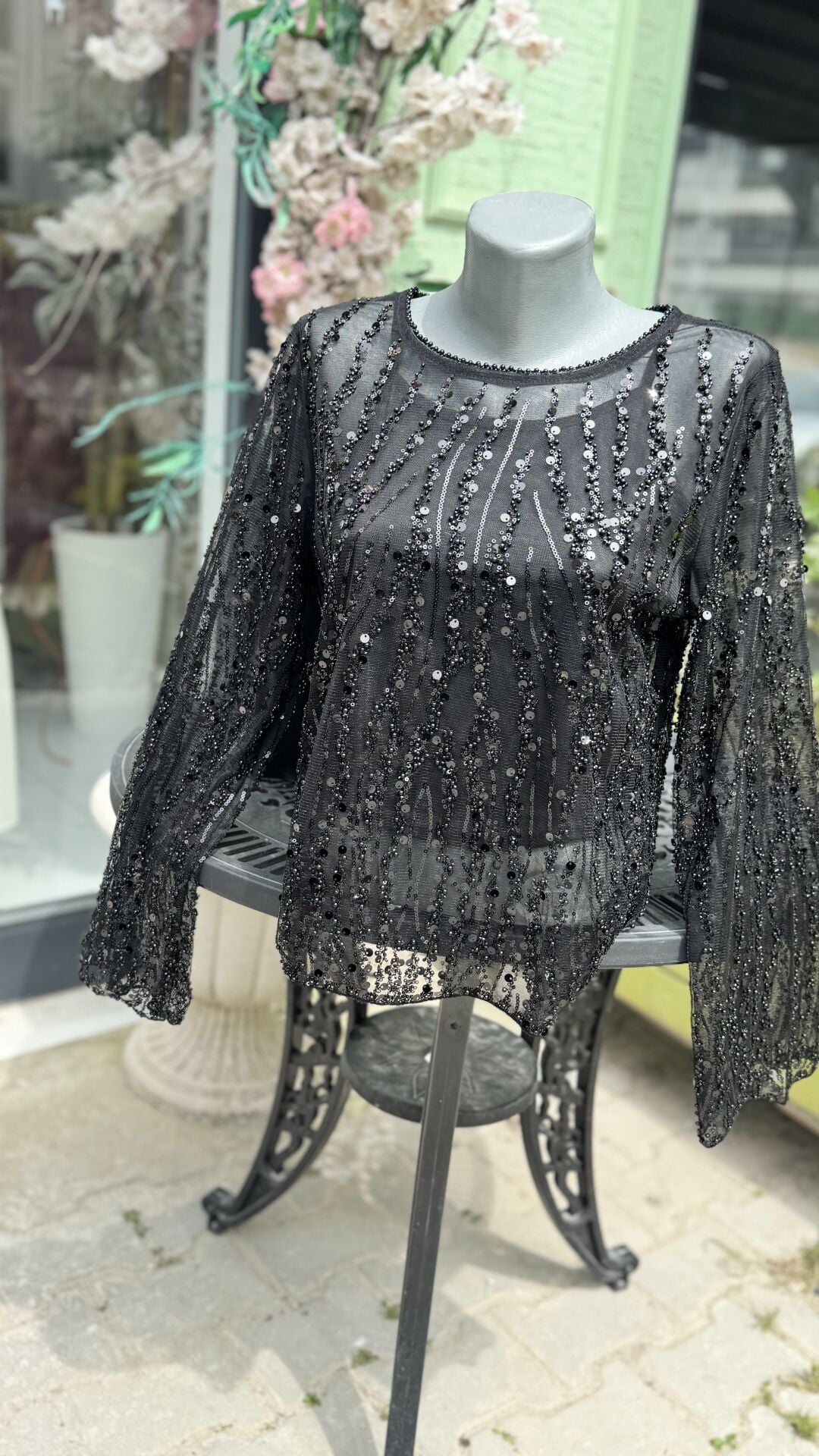 Şehrazat Tasarım Zerafet Boncuk Bluz