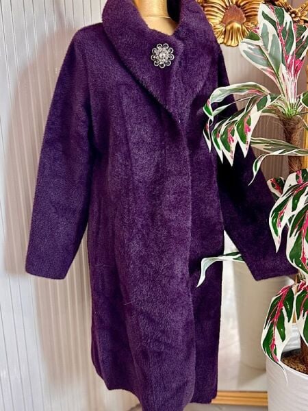 Şehrazat Butik Winter Angora Kürk Kaban