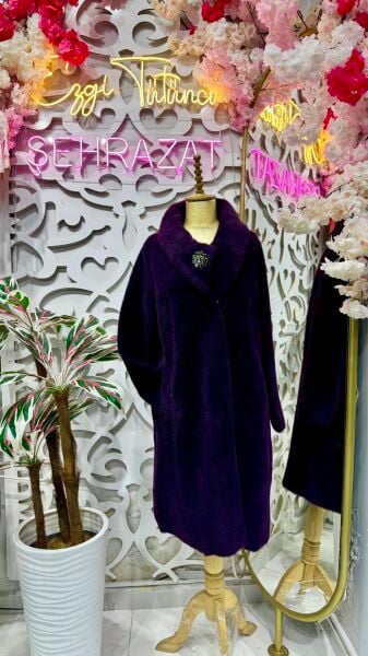 Şehrazat Butik Winter Angora Kürk Kaban