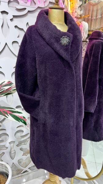 Şehrazat Butik Winter Angora Kürk Kaban