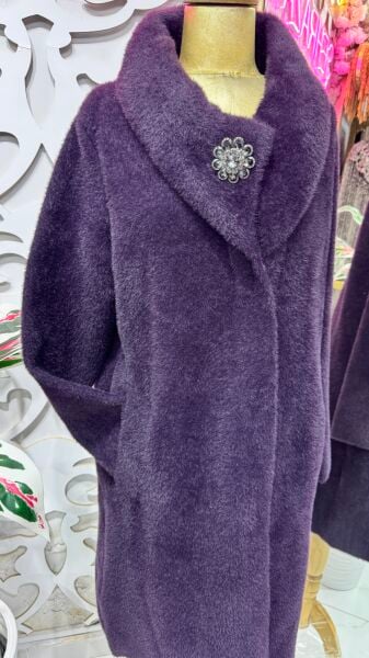 Şehrazat Butik Winter Angora Kürk Kaban