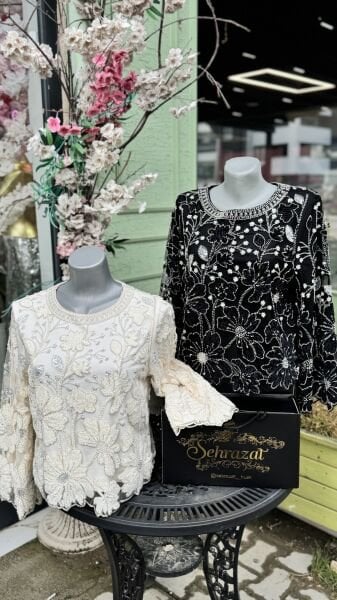 Şehrazat Flower Tasarım Bluz