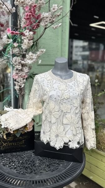 Şehrazat Flower Tasarım Bluz