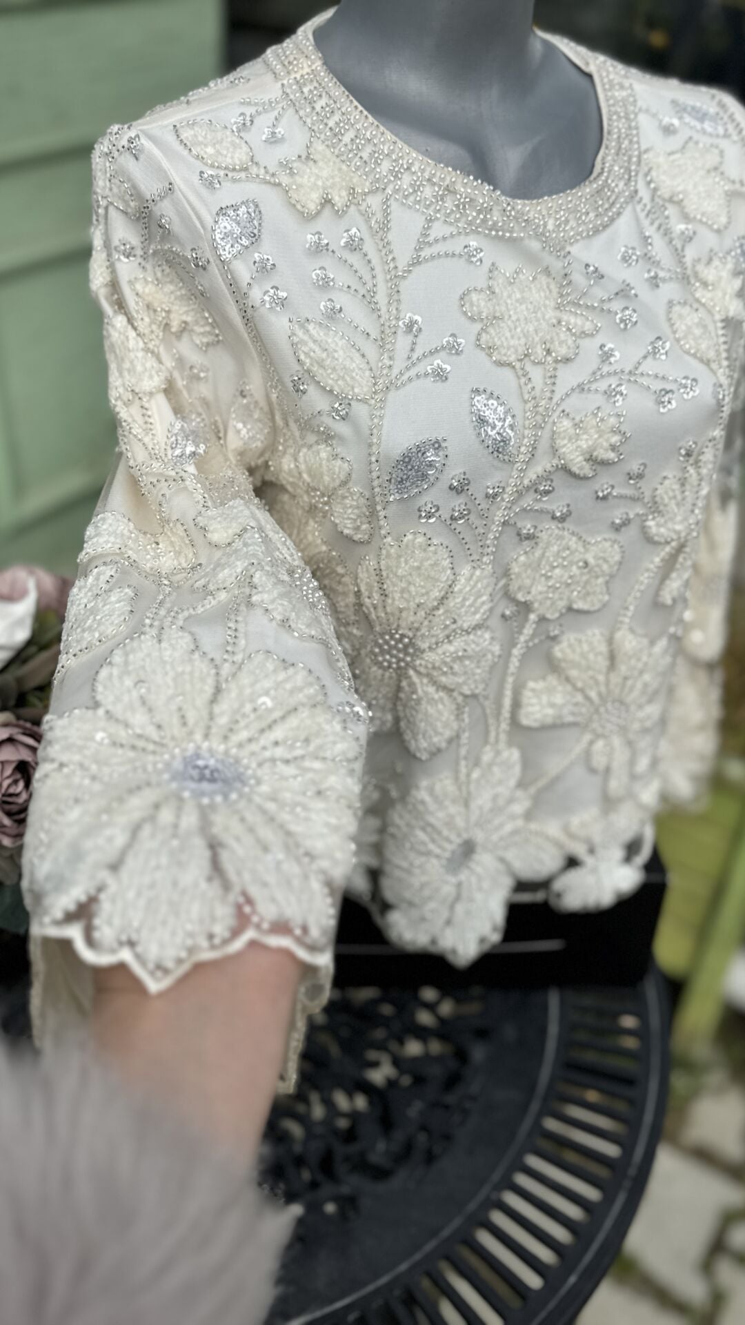 Şehrazat Flower Tasarım Bluz