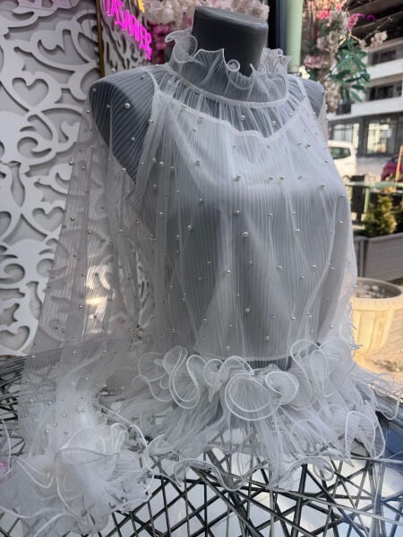 Şehrazat Pearl Chic Tasarım Bluz Gömlek