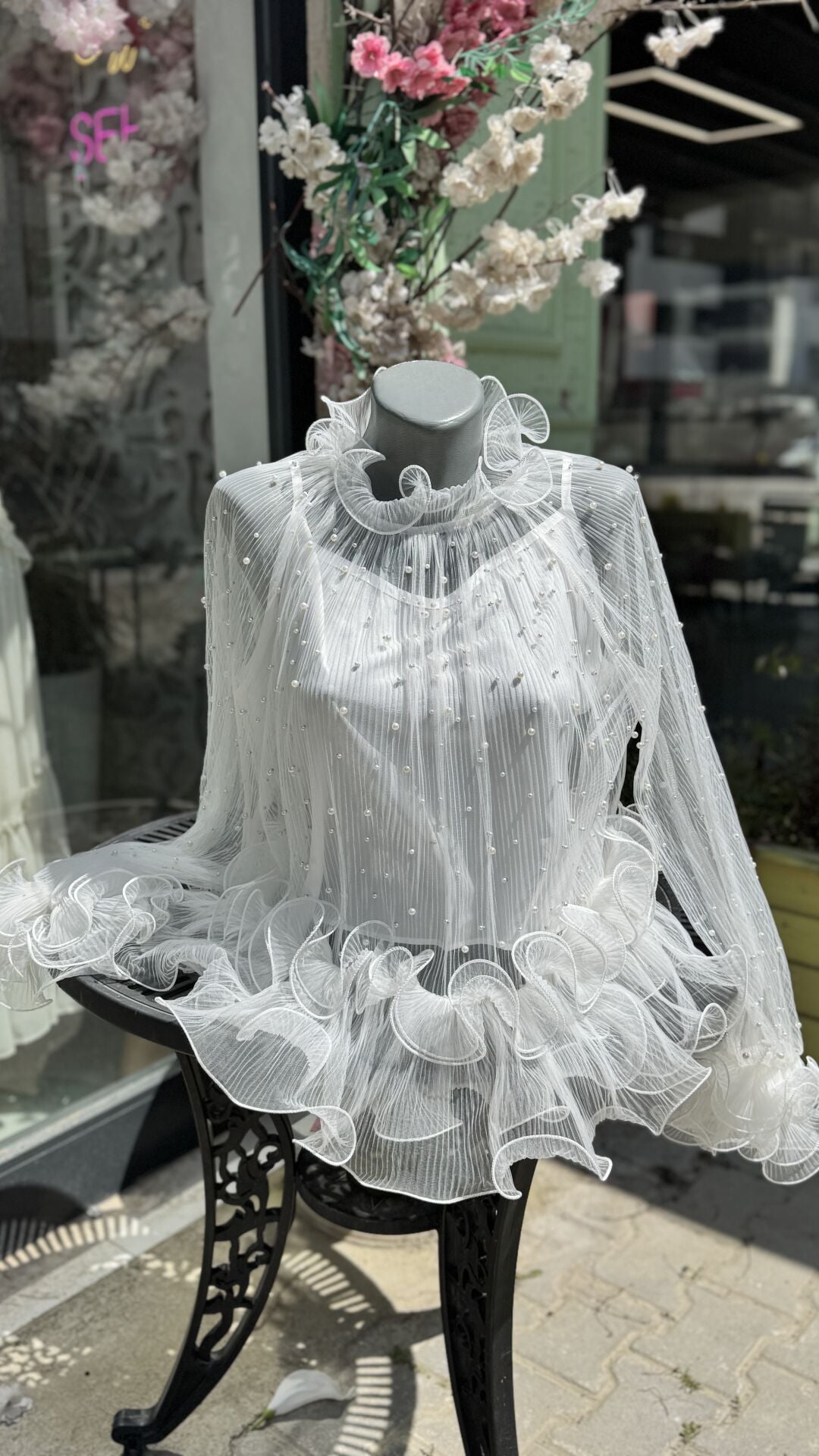 Şehrazat Pearl Chic Tasarım Bluz Gömlek