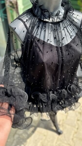 Şehrazat Pearl Chic Tasarım Bluz Gömlek