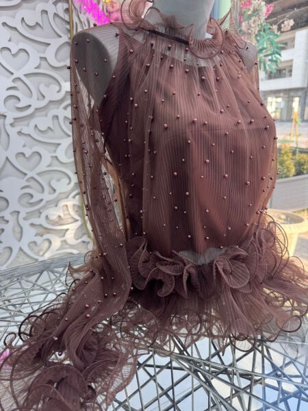 Şehrazat Pearl Chic Tasarım Bluz Gömlek