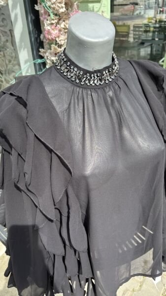 Şehrazat Butik Fırfır Fırfır Tasarım Gömlek