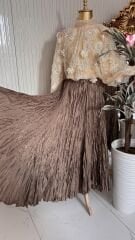 ŞEHRAZAT Butik 3 Boyutlu Fransız Bluz