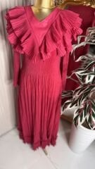 Şehrazat Butik Tasarım Volanlı Elbise