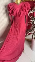 Şehrazat Butik Tasarım Volanlı Elbise