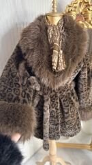 Şehrazat Butik Tasarım Leoparlı Kürk