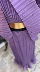 Şehrazat Butik Tasarım İncili Mor Takım