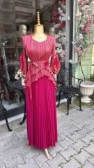 Şehrazat Butik Kolu Güllü Takım