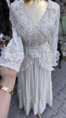 Şehrazat Butik Tasarım Çiçekli Elbise