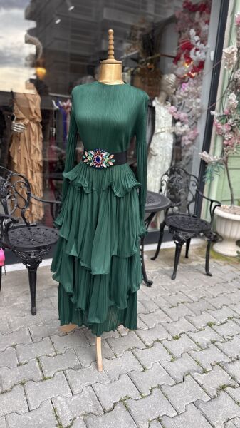 Şehrazat Butik Leyla Elbise(KEMER DAHİL DEĞİLDİR) Standart