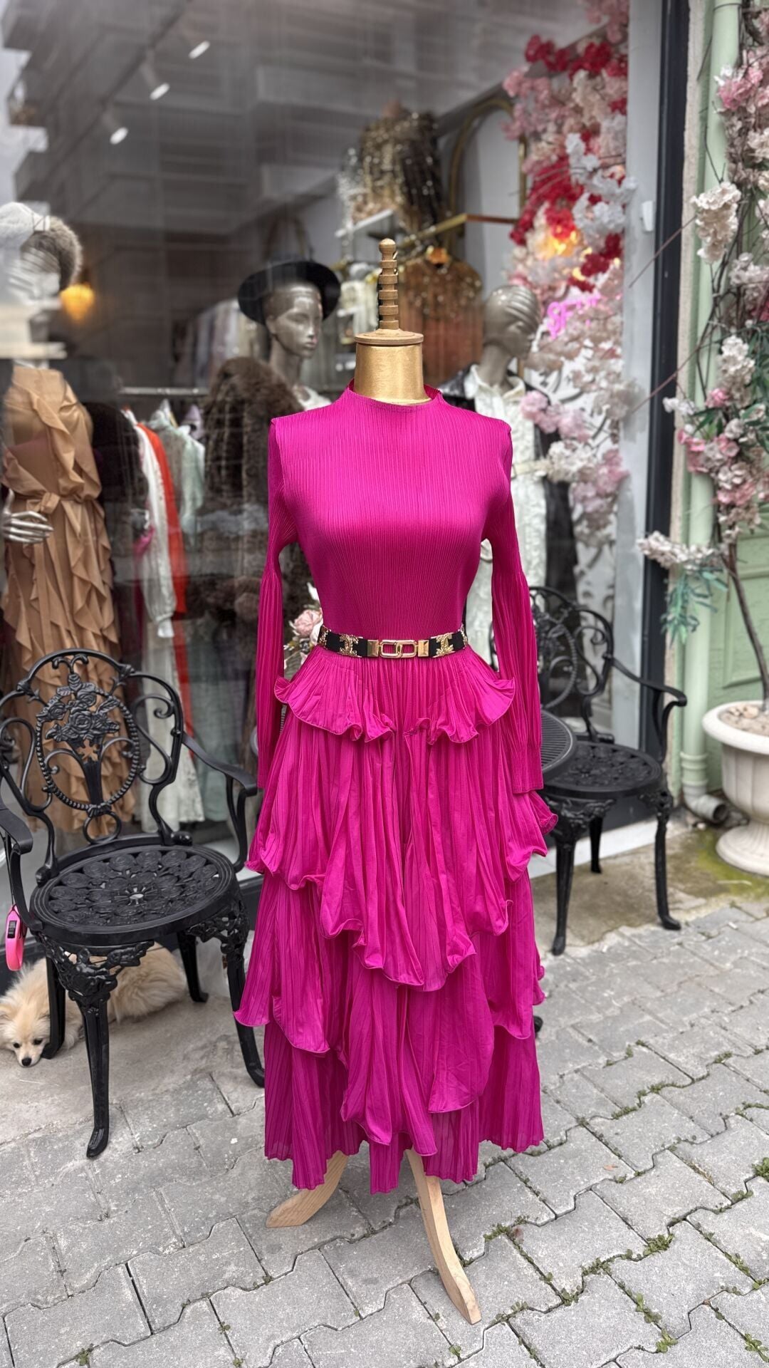 Şehrazat Butik Leyla Elbise(KEMER DAHİL DEĞİLDİR) Standart