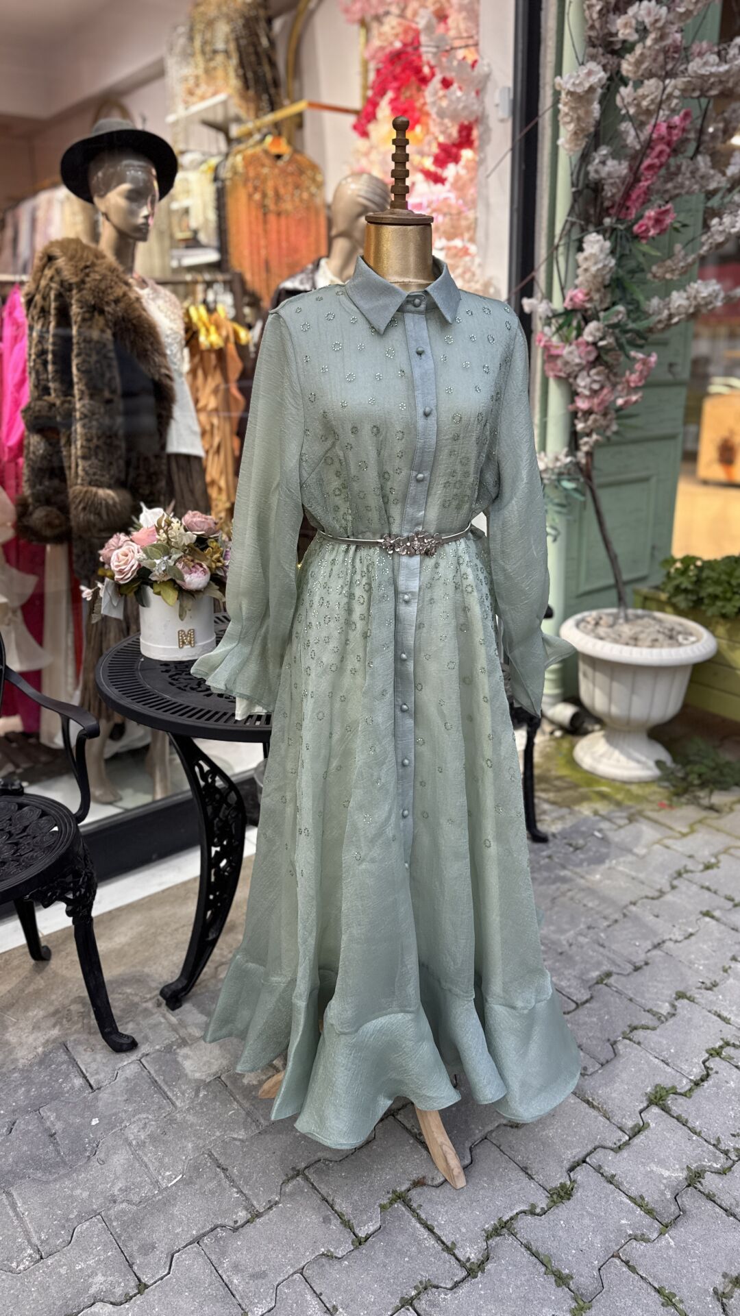 Şehrazat Butik Madame Elbise (KEMER DAHİL DEĞİLDİR)