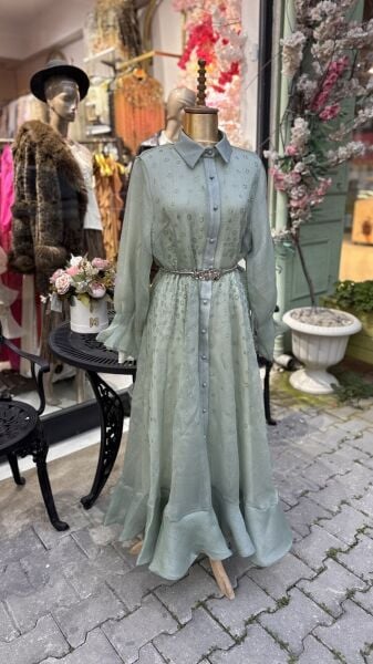 Şehrazat Butik Madame Elbise (KEMER DAHİL DEĞİLDİR) Battal Standart