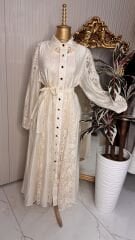 ŞEHRAZAT TASARIM LİNDA DANTEL ELBİSE