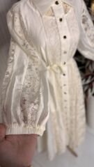 ŞEHRAZAT TASARIM LİNDA DANTEL ELBİSE