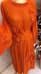 Şehrazat  Butik Çiçek Detaylı Elbise