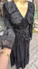 Şehrazat Butik Tasarım Çiçekli Elbise