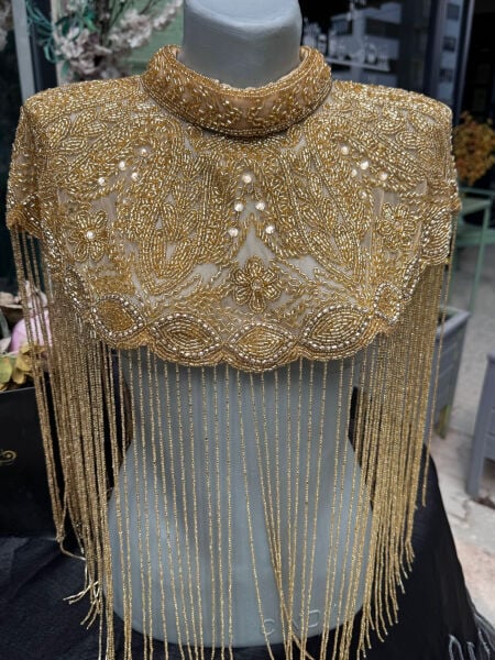 Şehrazat Tasarım Elişi Gold Pelerin