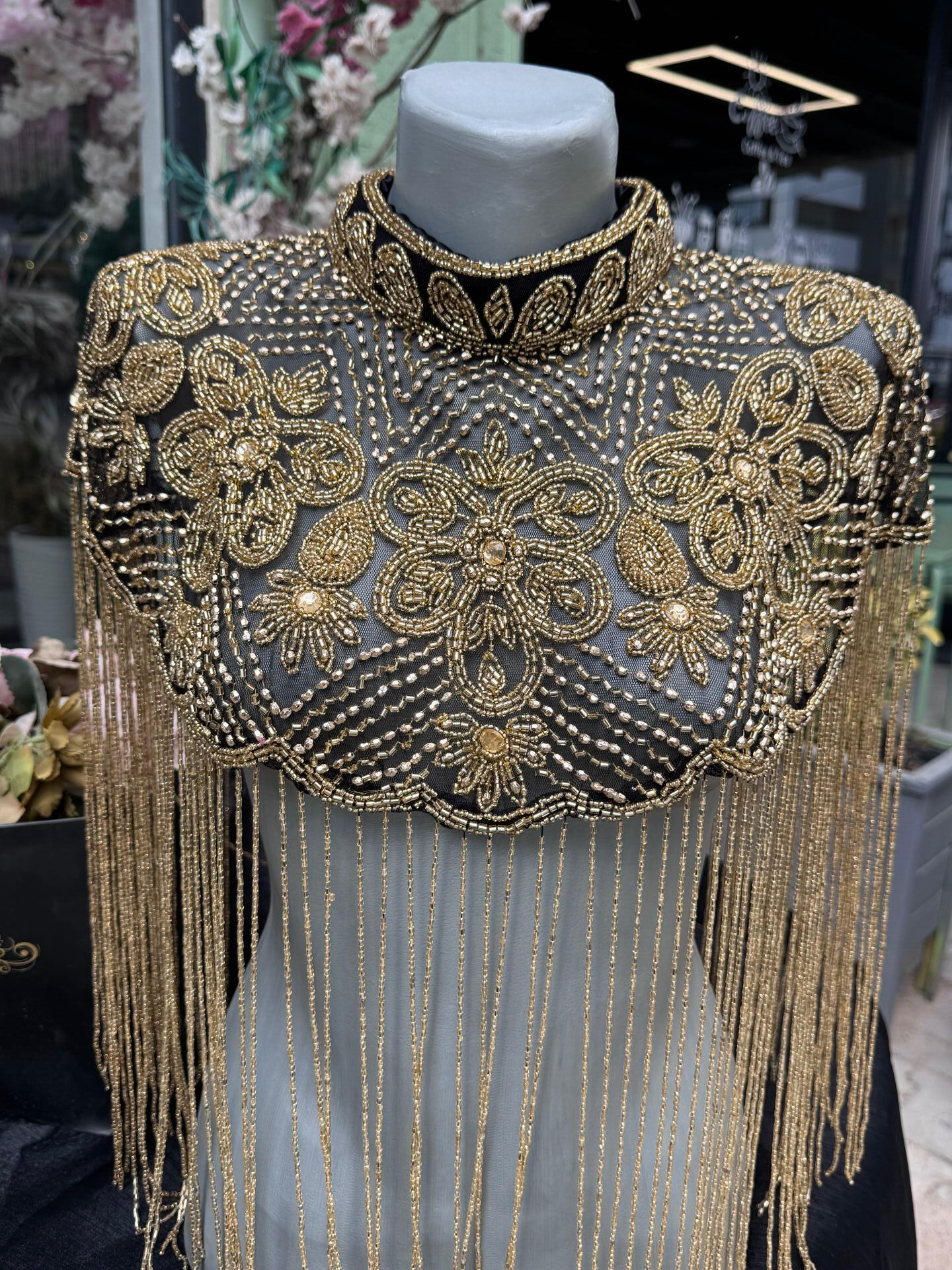 Şehrazat Tasarım Elişi Gold Pelerin